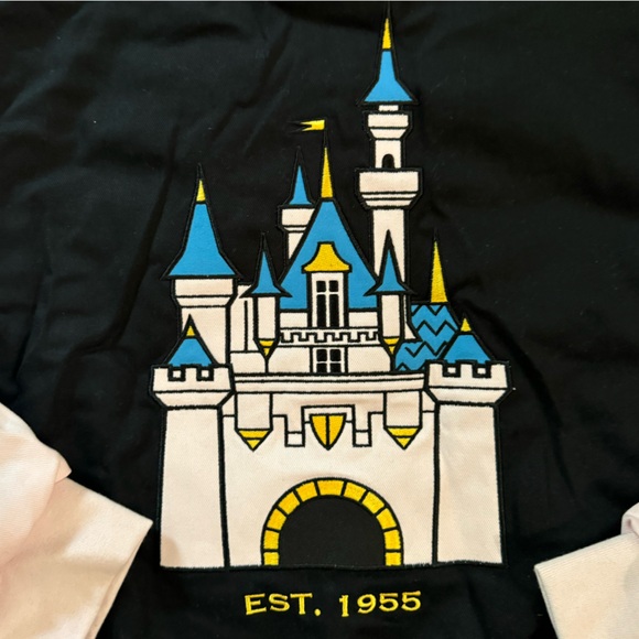 Disneyland Racing Jacket Disney Castle Princess Varsity NWT - Picture 6 of 11